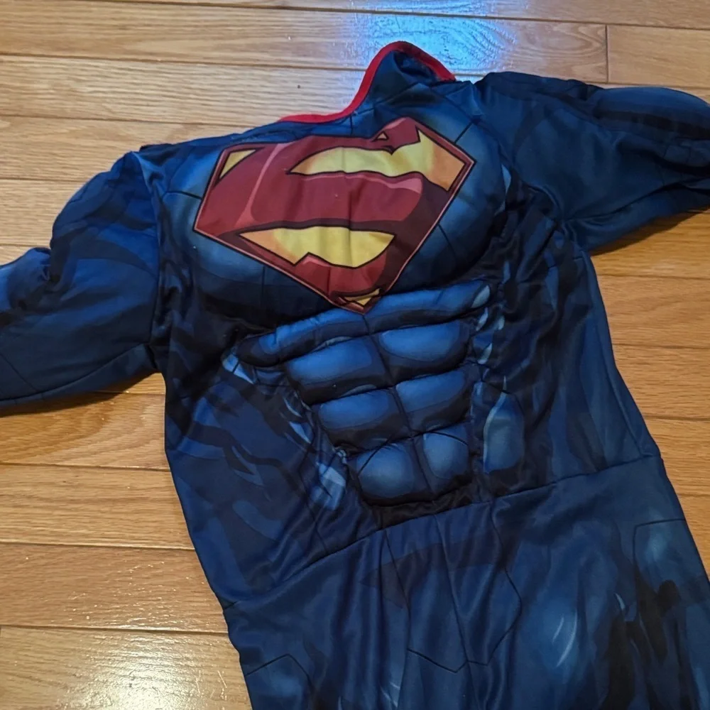 Superman Kids Halloween Costume with Cape - Blue and Red